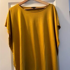 Ann Taylor Factory Yellow Dolman Sleeve Blouse